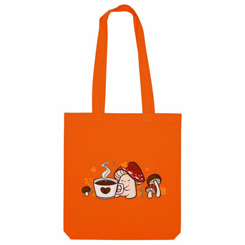 фото Сумка шоппер us basic, оранжевый