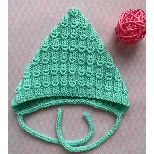 фото Шапка elfea, размер 36-39, зеленый