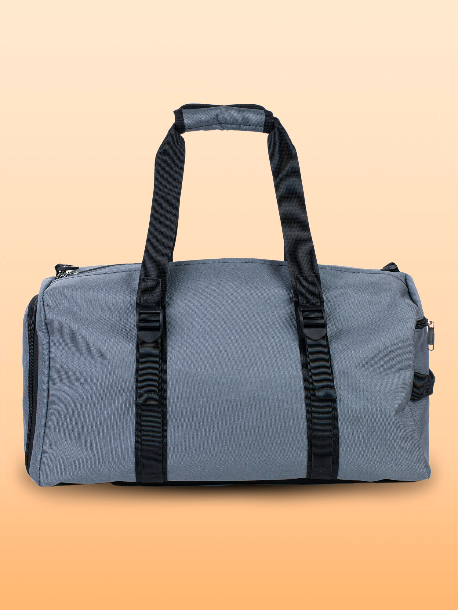 Сумка спортивная сумка-рюкзак Galteria AL008-2, 36 л, 27х27х50 см, ручная кладь, отделение для обуви, отделение для ноутбука, плечевой ремень, водонепроницаемая, быстросохнущая, серый - фотография № 5