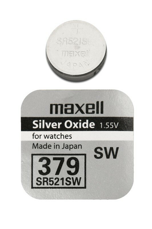 Батарейка MAXELL SR521SW 379 (RUS)