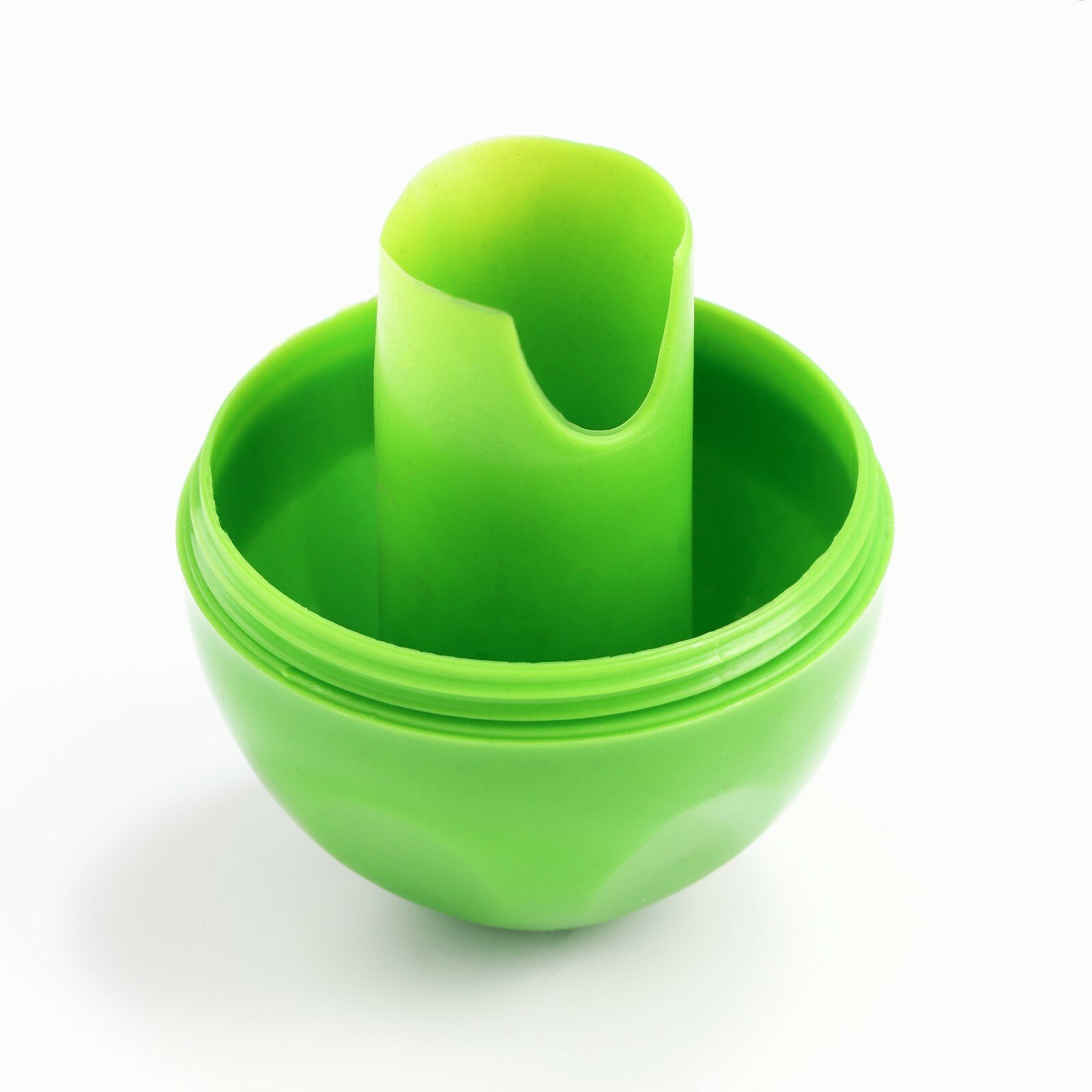Игрушка для сухого корма Пижон "Яйцо", 6,7 см, зеленая - фотография № 3