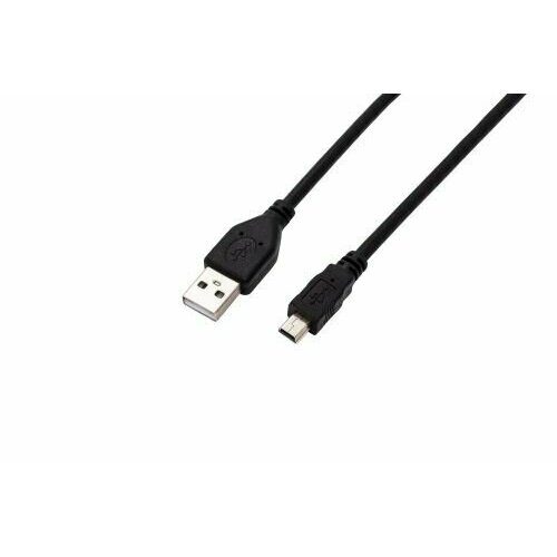 Кабель USB-miniUSB Filum FL-CPro-U2-AM-miniBM-1.8M 1.8 м, USB 2.0 Pro, 2A, разъемы: USB A male- USB mini B male, черный кабель usb lightning filum fl cpro u2 am lm 1m l1 1 м usb 2 0 pro 2 а индикатор заряда разъемы usb a male lightning male