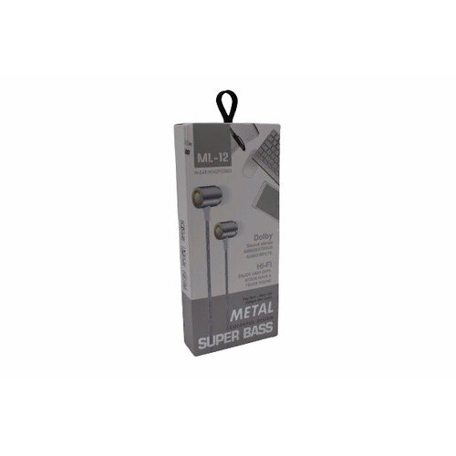 Наушники ML-12 Super Bass Dolby Hi-Fi Белые 59900₽