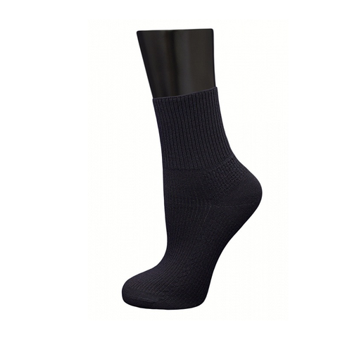 Женские носки ГРАНД средние, 5 пар, размер 23-25, черный