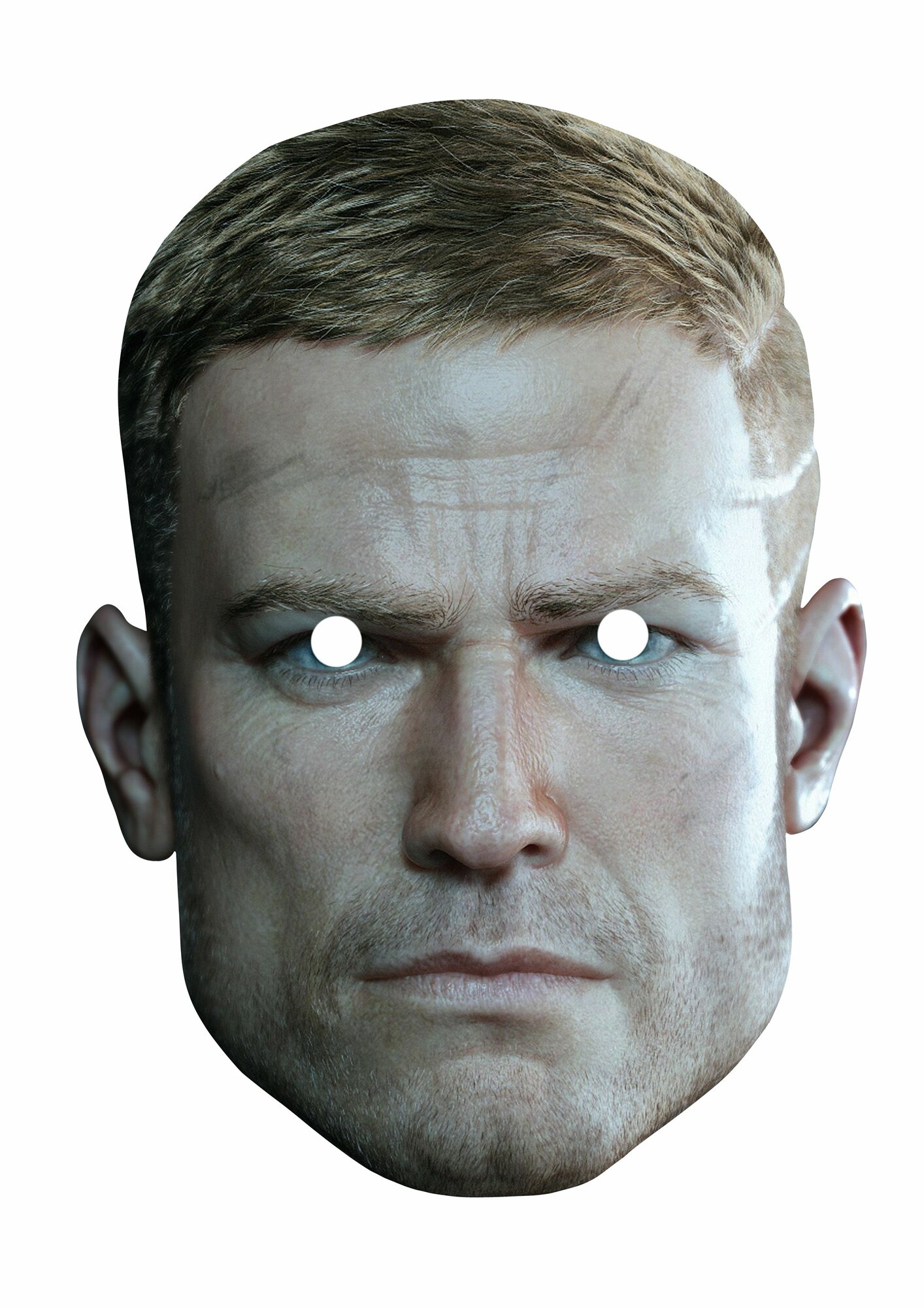 Маска Карнавальная Би Джей Бласковиц / Wolfenstein / Картон — фото 1
