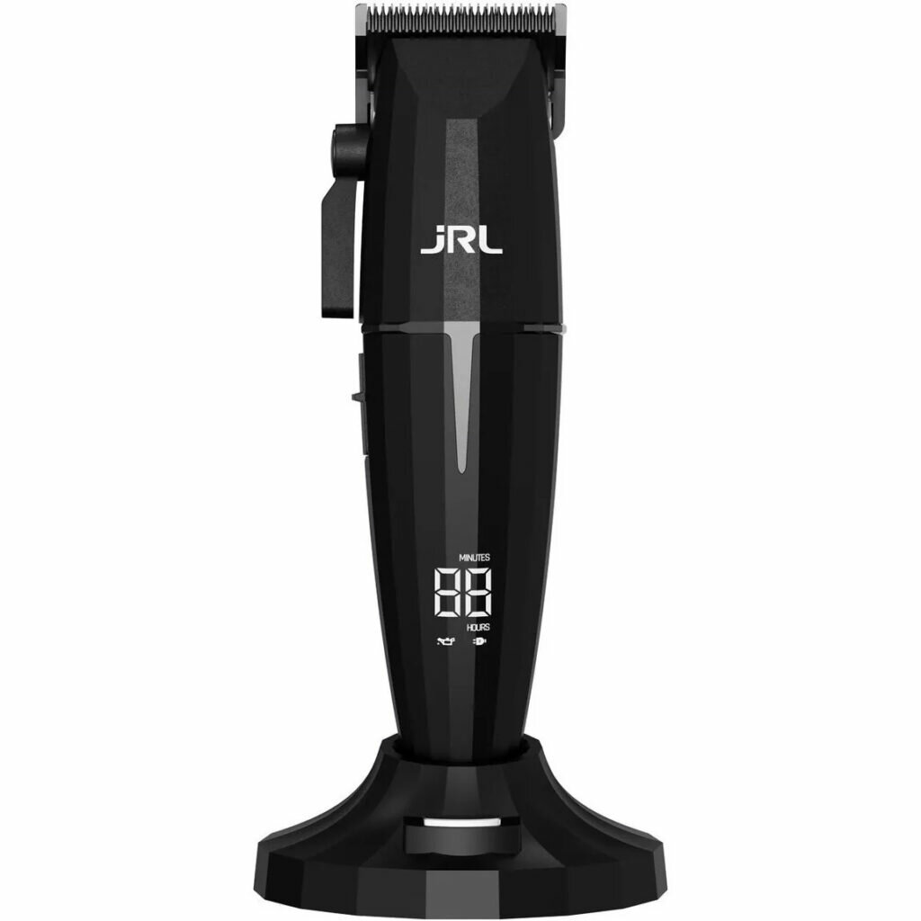 Машинка для стрижки волос JRL Onyx FF2020CB, титан, чёрная, быстрая зарядка