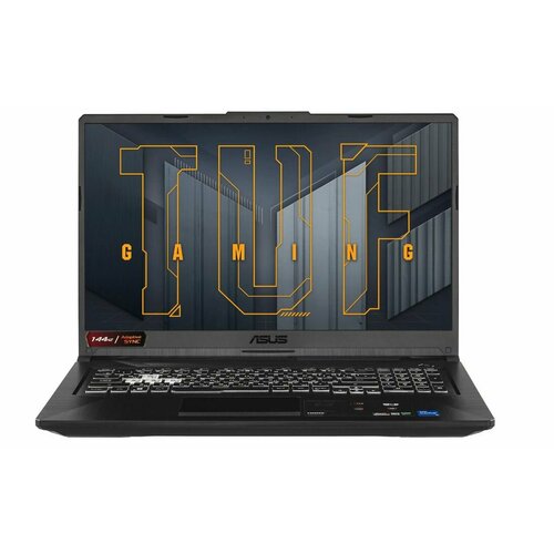 173 Ноутбук ASUS TUF Gaming F17 FX706HF-HX014 90NR0HC4-M001M0 черный - 1920x1080 IPS Intel Core i5 11400H ядра 6 х 27 ГГц 16 ГБ SSD 512 ГБ GeForce RTX 2050 - 4ГБ без ОС 292245₽