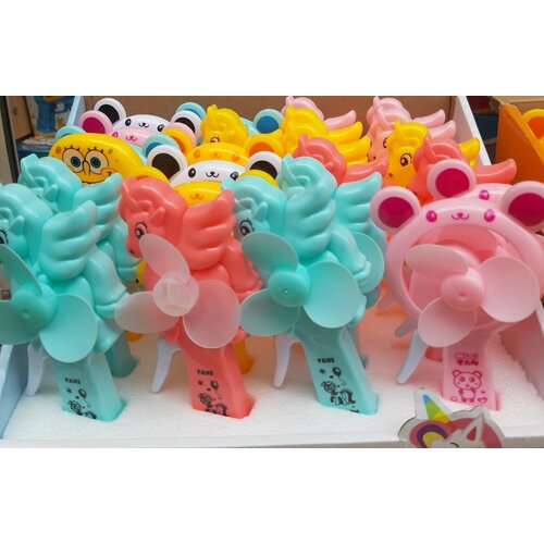 Детский игрушечный ручной вентилятор 150₽