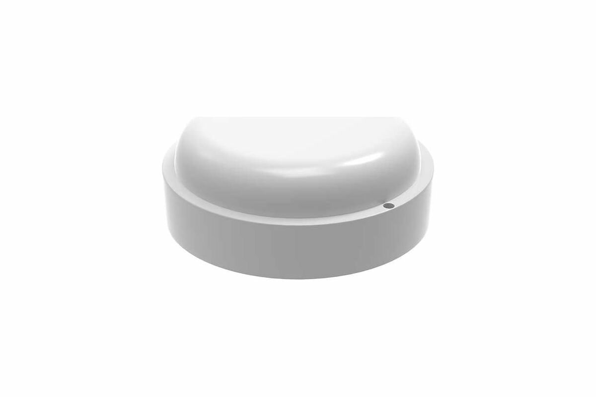 Светодиодный светильник GAUSS ECO IP65 D140х51 8W 680lm 4000K ЖКХ круг с оптико-акустический сенсор 1/40 126418208-S