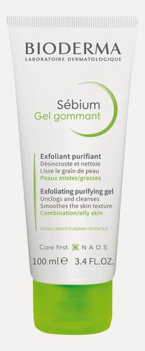 Изображение товара Bioderma Гель для жирной и комбинированной кожи лица Sebium Gel Gommant Purifiant 100мл