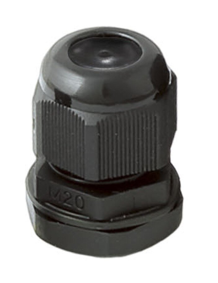 Сальник TDM Electric / ТДМ Электрик 13-18 для ввода кабеля в щитовое оборудование пластиковый черный степень защиты IP68 резьба MG LX 25 с шагом 2мм / электрика