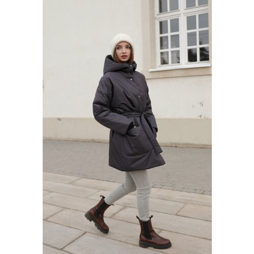 фото Пуховик l'kona black, размер xxxl, графит