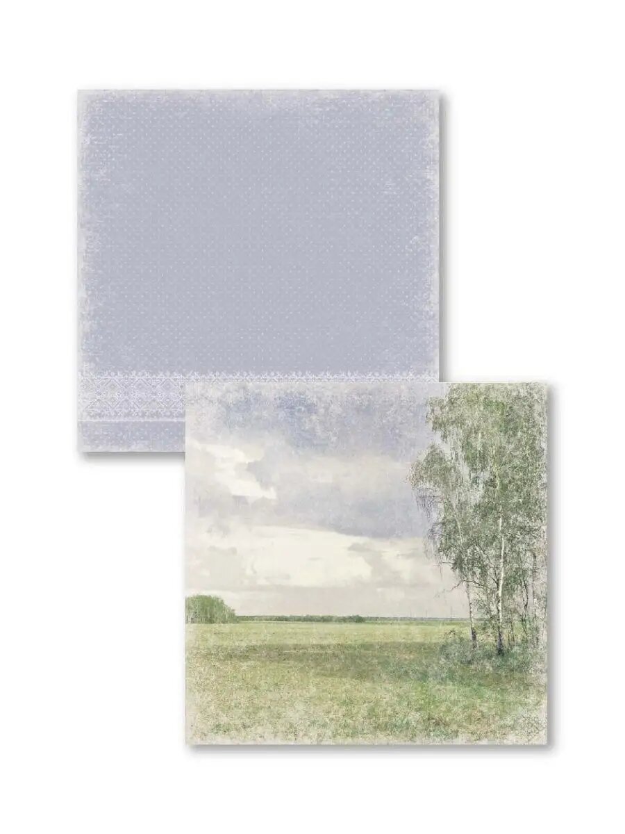 Бумага для cкрапбукинга, набор для творчества и рукоделия , двусторонняя, 20x20 — фото 1