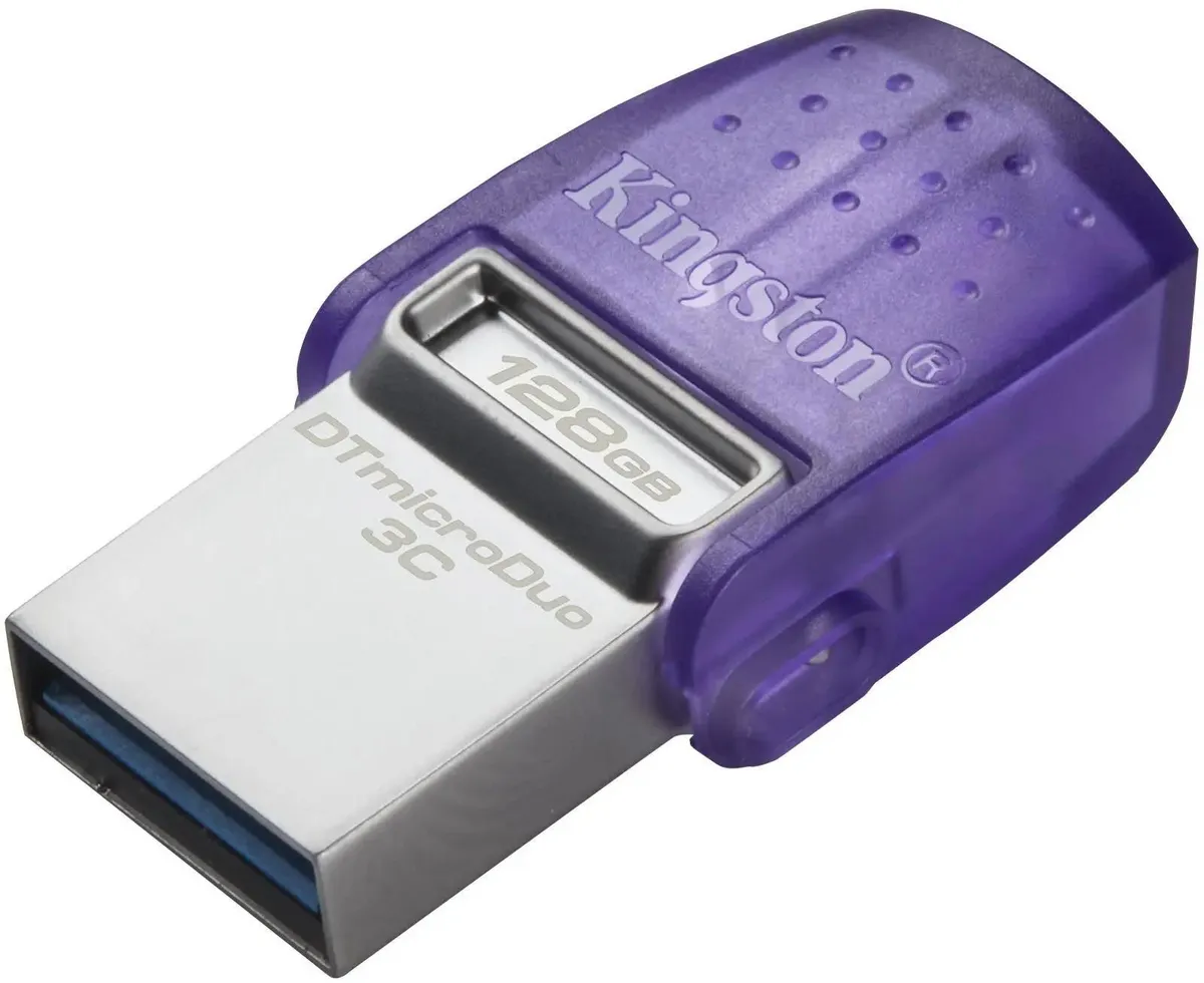 Флэш-накопитель USB 3,2 Data Traveler Duo 3 C G3 128 Гб