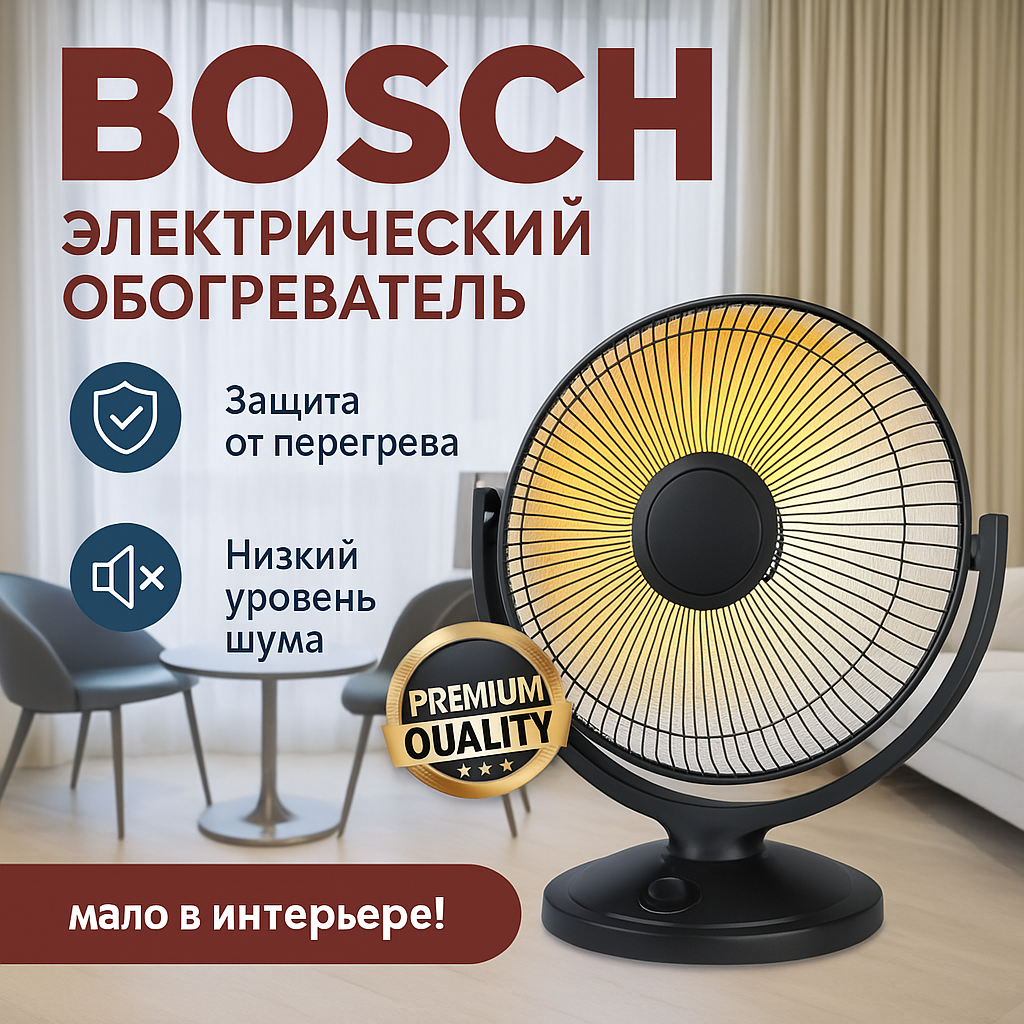Электрический обогреватель BOSCH — тепло, комфорт и стиль в вашем доме