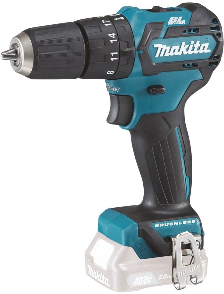 Дрель-шуруповерт Makita HP332DZ аккум. патрон: быстрозажимной