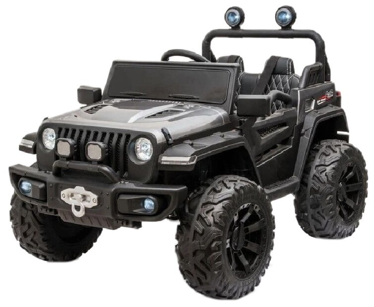 Электромобиль RiverToys Jeep C555CC 4WD (Лицензия) (Серебристый глянец)