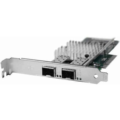 Сетевая карта 10Gigabit Ethernet, 2 SFP+ порта, 2*10G Base-X, 10 Гбит/с, Intel X520 (82599)