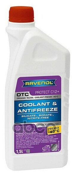 Антифриз Готовый К Применению Лила -40c ( 1,5л) (Второй Номер 4014835755512) Ravenol141011215001999