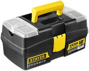 Ящик с органайзером STAYER Vega 38105-13_z03, 29x17x14 см, 12'' , черный/желтый
