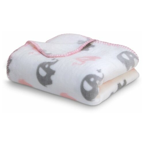 фото Плед baby nice ultrasoft "слоники", 100х118