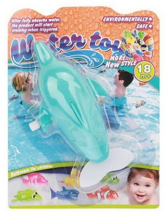 Игрушка для ванной Abtoys Веселое купание Дельфин заводной PT-01481