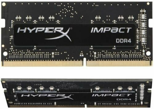 Оперативная память для ноутбука 32Gb (2x16Gb) PC4-25600 3200MHz DDR4 SO-DIMM CL20 Kingston FURY Impact (KF432S20IBK2/32)