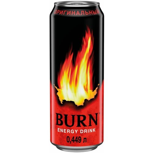 Энергетический напиток Burn класический, 24 шт по 449 мл