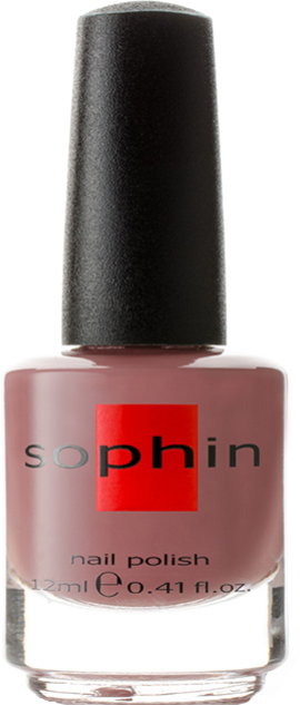 Sophin - Софин "Гель эффект" Лак для ногтей №0307 (коричнево-розовый), 12 мл -