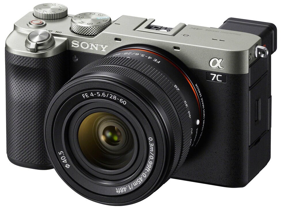 Беззеркальный фотоаппарат Sony Alpha a7C Kit 28-60, серебристый