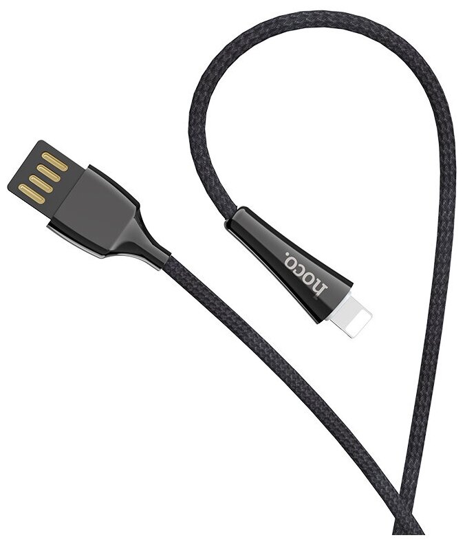 USB дата кабель Lightning, HOCO, U41, черный