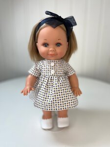 Кукла Lamagik "Бетти" в пестром платье и белой кофточке, 30 см, арт. 31114