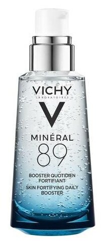 Гель-сыворотка ежедневный Vichy Mineral 89 для кожи, подверженной агрессивным внешним воздействиям, 50 мл