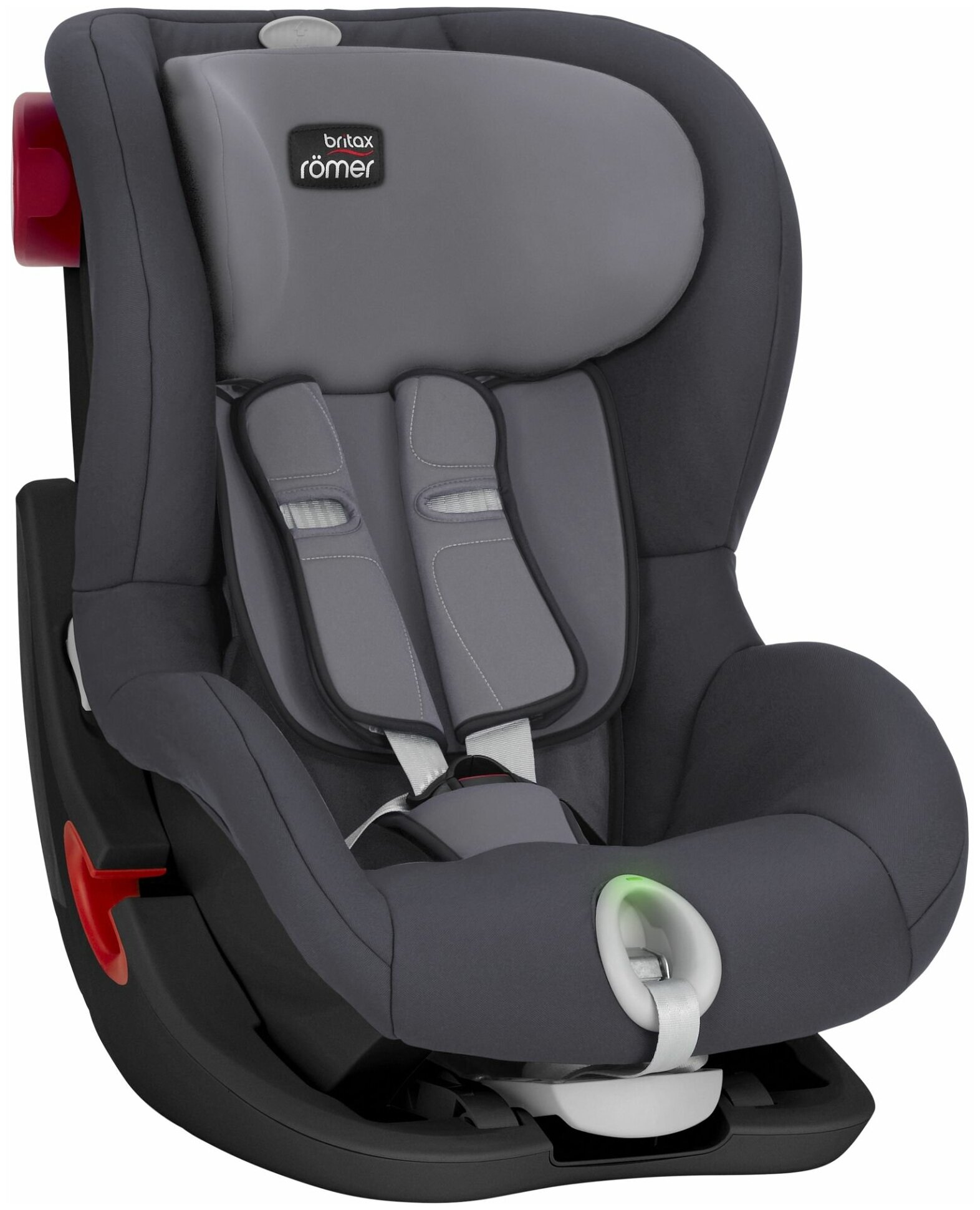 Автокресло Britax Romer King II LS, цвет: black series storm grey trendline - фото №16