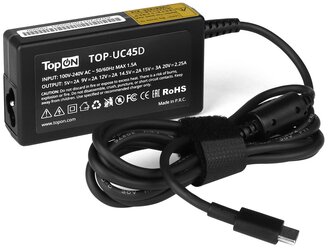 Блок питания TopON TOP-UC45D для ноутбуков