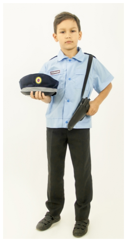 Детский костюм полицейского с кобурой ВК-61034 11512 34/134-140