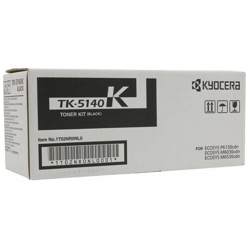Картридж Kyocera TK-5140K черный (1t02nr0nl0) картридж profiline pl tk 5140k 7000 стр черный