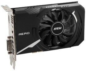 MSI ATI RX 550 AERO ITX 4G OC AMD Radeon RX 550 4096Mb 128bit GDDR5 1203-6000 DVIx1-HDMIx1-DPx1-HDCP Ret