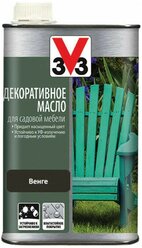 Масло V33 декоративное, для садовой мебели, венге, 0.5 л