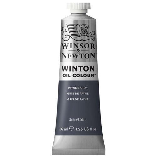 Winsor & Newton Краска масляная художественная Winton, 37 мл, серый Пэйнес краски масляные winton 10 цв 21мл туба к к winsor