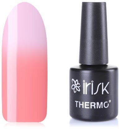 IRISK, Гель-лак Thermo (с термо эффектом), 10мл (01) (розово-персиковый/бледно-розовый, без блесток и перламутра, плотный.)