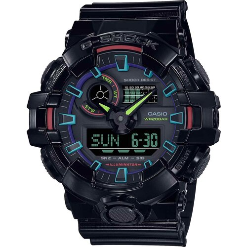 фото Наручные часы casio наручные часы casio g-shock ga-700rgb-1a, черный