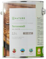 Масло GNATURE 270 Terrassenöl, бесцветный, 2.5 л