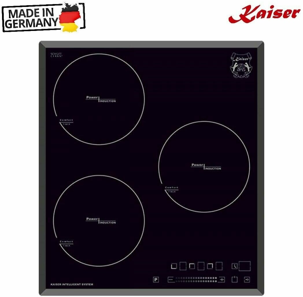 Индукционная варочная панель 45х51 см Kaiser Black KCT 4746 FI