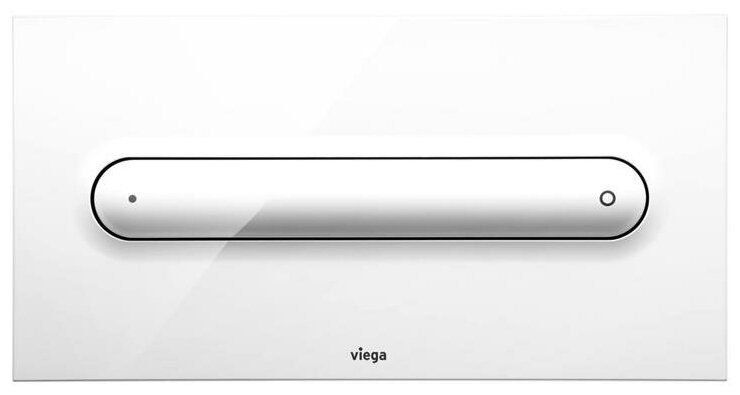 Кнопка Visign for Style 11 Viega 8331.1, арт. 597108, для смыва, пластик, альпийский белый, 271 х 140 мм