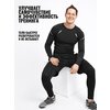 Фото #10 Рашгард мужской 3 в 1 Evo Action. Мужская спортивная одежда, комплект: футболка, шорты, штаны. Размер XL. Черный