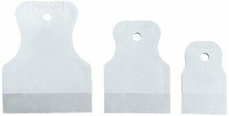 Набор шпателей 40-60-80 мм, белая резина, 3 шт Matrix