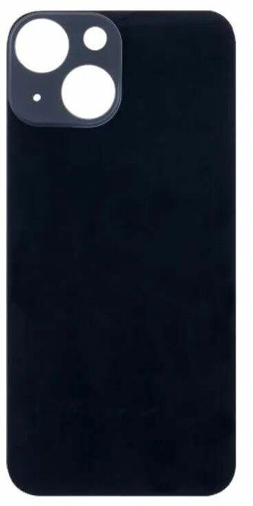Задняя крышка для iPhone 13 mini стекло цвет черный 1 шт.