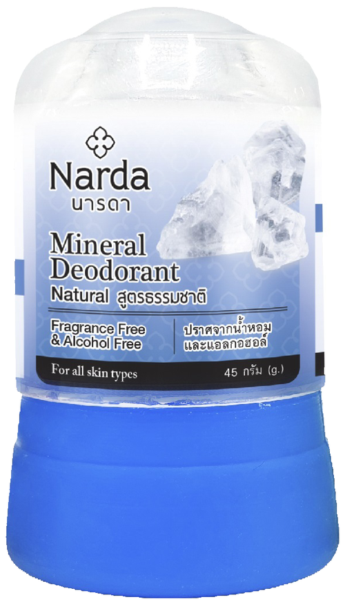 Narda Дезодорант Natural, кристалл (минерал), 45 мл, 1 шт.