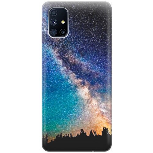 RE: PA Накладка Transparent для Samsung Galaxy M51 с принтом Лес и звезды re pa накладка transparent для samsung galaxy s8 с принтом лес и звезды